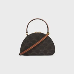 HALF MOON CASE TRIOMPHE CANVAS