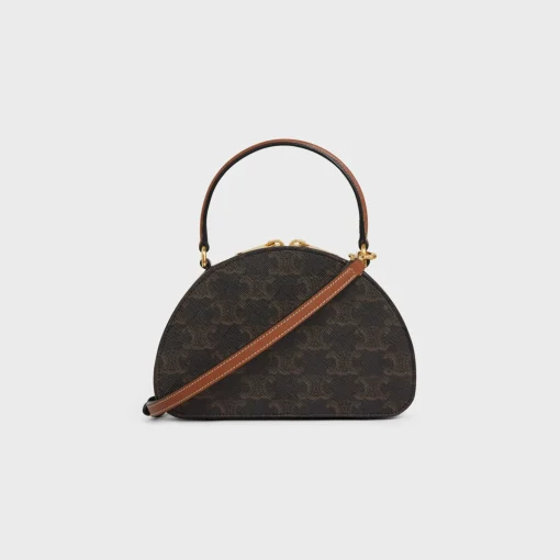 HALF MOON CASE TRIOMPHE CANVAS
