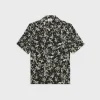 hawaiian shirt in printed viscose