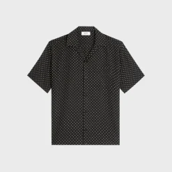 hawaiian shirt in printed viscose
