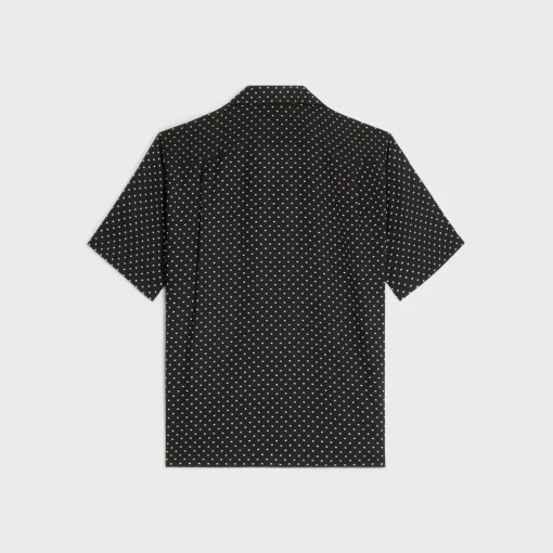 hawaiian shirt in printed viscose