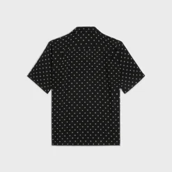 hawaiian shirt in printed viscose