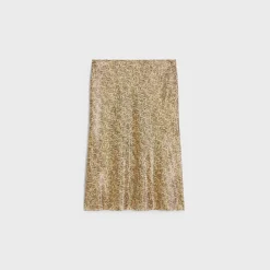 hobble skirt in silk georgette