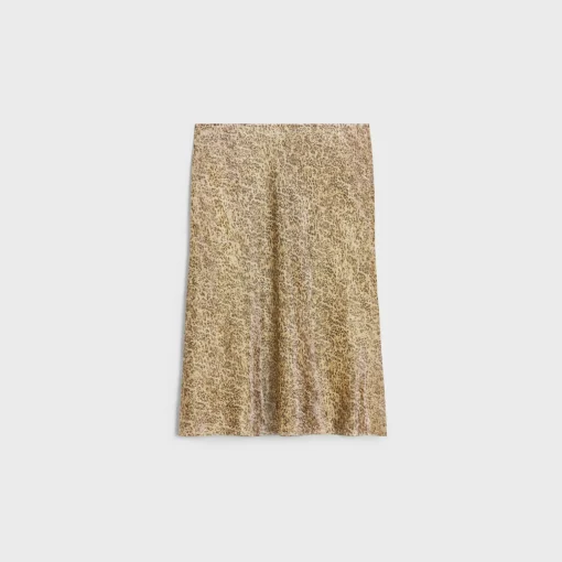 hobble skirt in silk georgette