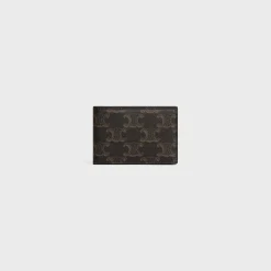 Horizontal card holder in Triomphe Canvas