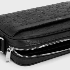 Horizontal Messenger Triomphe A.O.Calf W/Triom. Emb BLACK