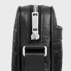 Horizontal Messenger Triomphe A.O.Calf W/Triom. Emb BLACK