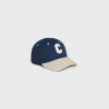 initial baseball cap in cotton
