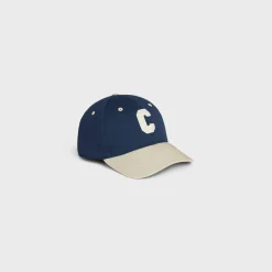 initial baseball cap in cotton