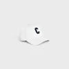 initial baseball cap in cotton