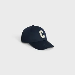 initial baseball cap in cotton