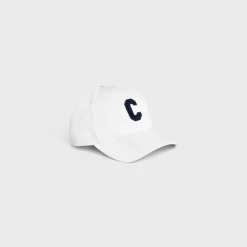 initial baseball cap in cotton
