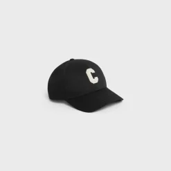 Initial baseball cap in cotton