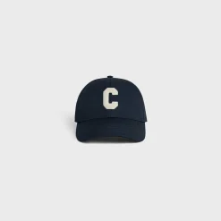 initial baseball cap in cotton