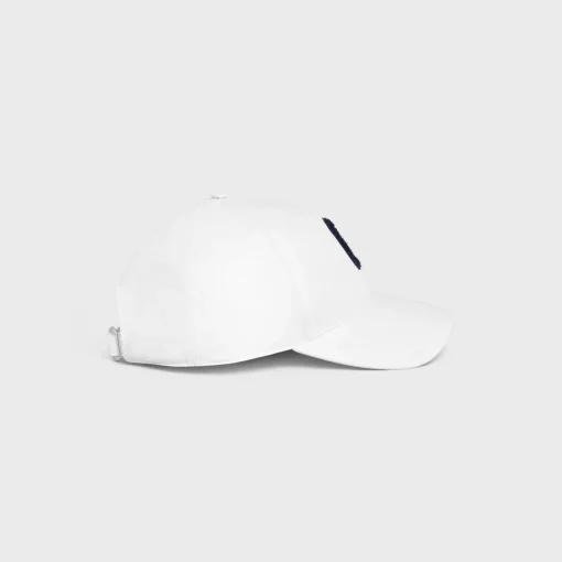 initial baseball cap in cotton