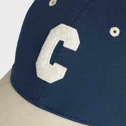 initial baseball cap in cotton