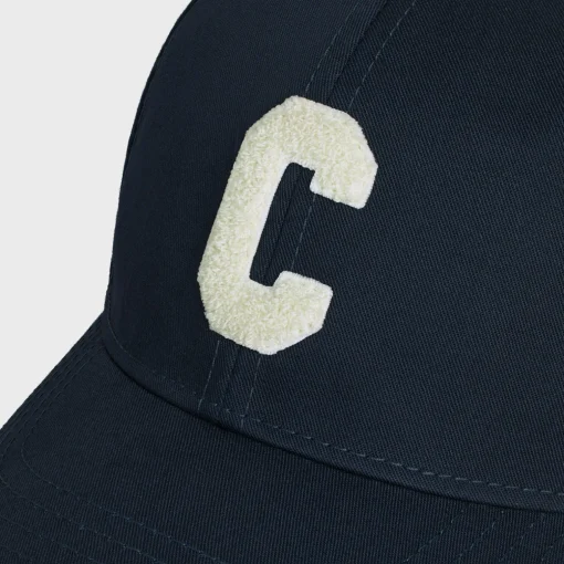 initial baseball cap in cotton