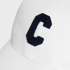 initial baseball cap in cotton