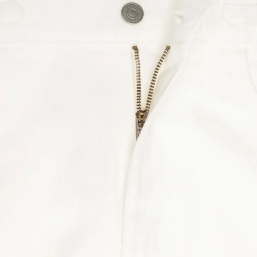 Jane flared jeans in optic white wash denim