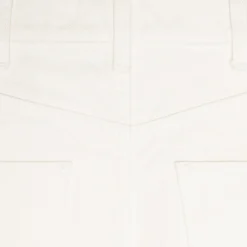 Jane flared jeans in optic white wash denim