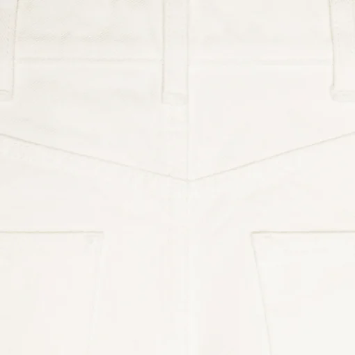 Jane flared jeans in optic white wash denim