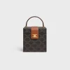 JEWELRY BOX IN TRIOMPHE CANVAS AND CALFSKIN