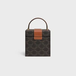 JEWELRY BOX IN TRIOMPHE CANVAS AND CALFSKIN