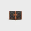 JEWELRY POUCH IN TRIOMPHE CANVAS AND CALFSKIN