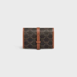 JEWELRY POUCH IN TRIOMPHE CANVAS AND CALFSKIN