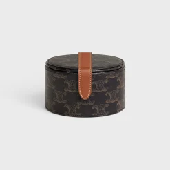 JEWELS Case in Triomphe Canvas and Calfskin