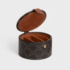 JEWELS Case in Triomphe Canvas and Calfskin