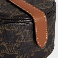 JEWELS Case in Triomphe Canvas and Calfskin