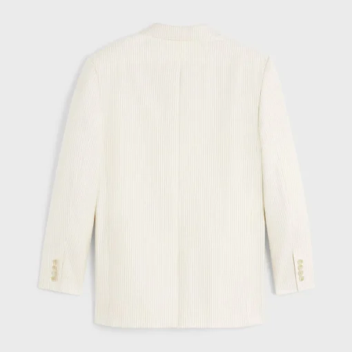 Jude jacket in lightweight striped wool