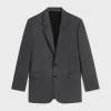 jude jacket in wool and cashmere flannel