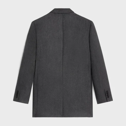 jude jacket in wool and cashmere flannel