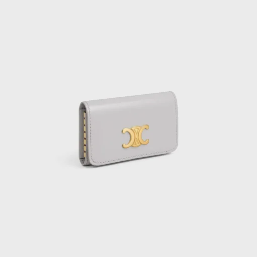 KEY CASE TRIOMPHE in Shiny calfskin