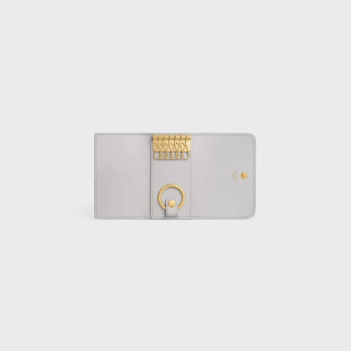 KEY CASE TRIOMPHE in Shiny calfskin