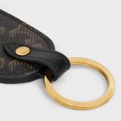Key holder in Triomphe canvas and calfskin