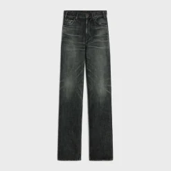 kitty jeans in black ice rinse wash denim