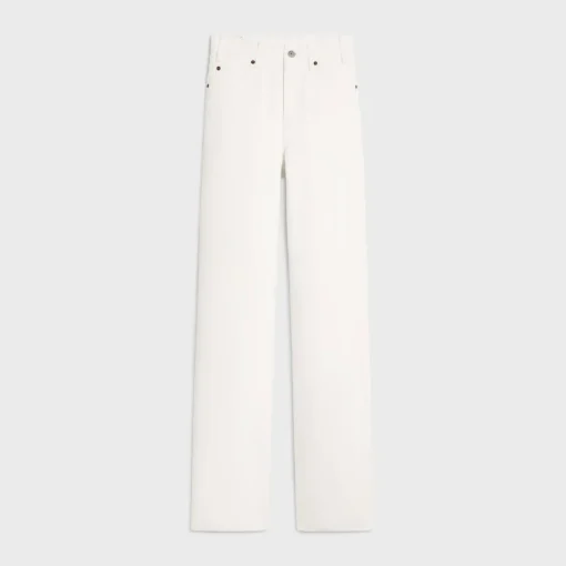 kitty jeans in optic white wash denim