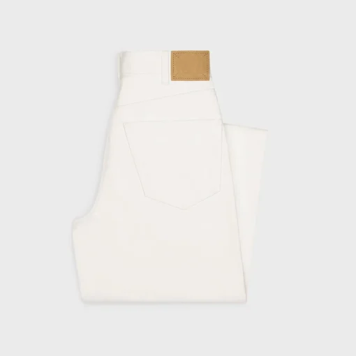 kitty jeans in optic white wash denim