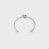 Knot Extra-Thin Bracelet in Brass with Rhodium finish