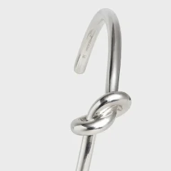 Knot Extra-Thin Bracelet in Brass with Rhodium finish