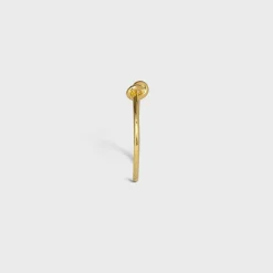 Knot Extra-Thin Bracelet in Brass with Gold finish