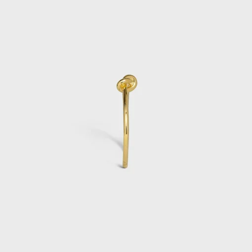 Knot Extra-Thin Bracelet in Brass with Gold finish