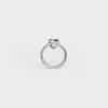 Knot Ring in Brass with Rhodium finish