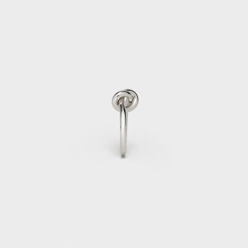 Knot Ring in Brass with Rhodium finish