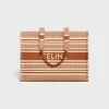 Large Cabas Thais in STRIPED TEXTILE WITH CELINE