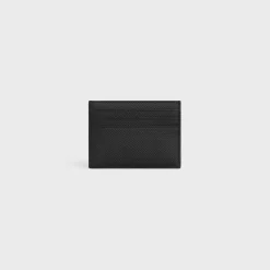 LARGE CARD HOLDER in Grained Calfskin