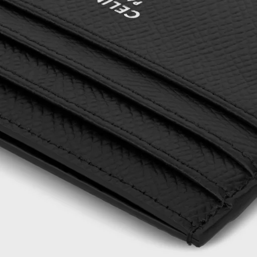 LARGE CARD HOLDER in Grained Calfskin
